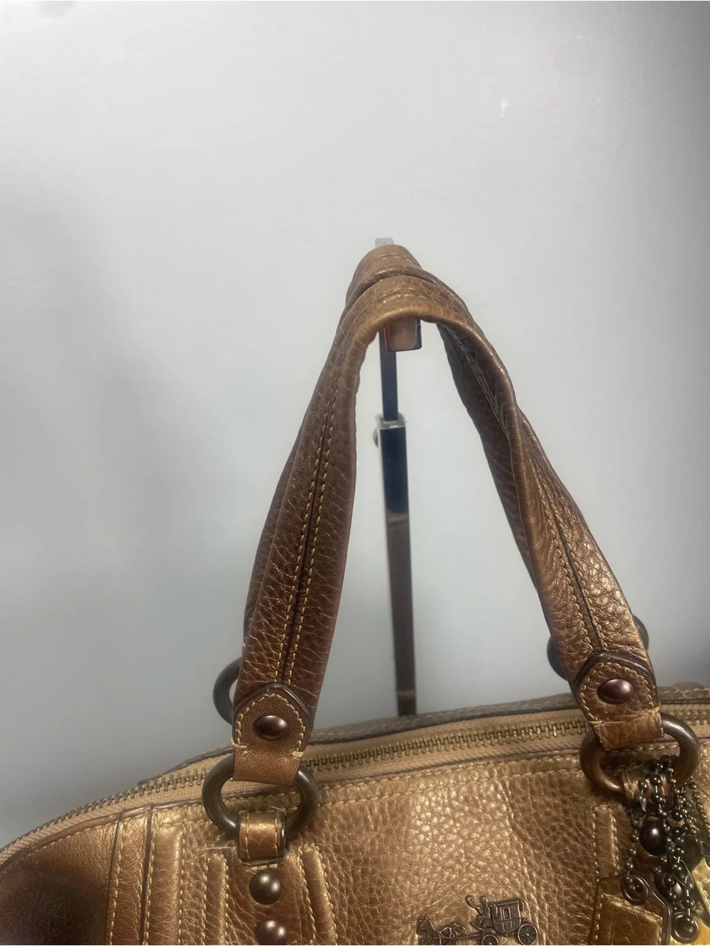 Coach Bronze Madison Audrey Satchel Y2K